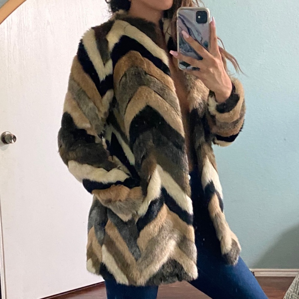 Amuse society faux fur jacket.